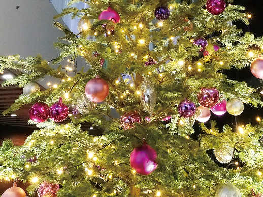 竹中庭園緑化のクリスマス装飾｜