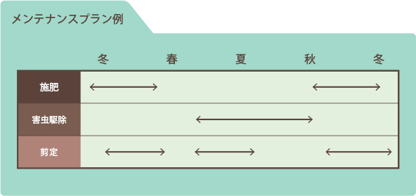 メンテナンスプラン例